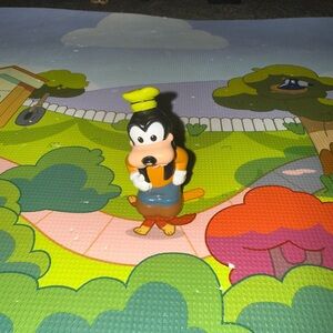 Fisher-Price Goofy Action Figure with Green and Orange Outfit